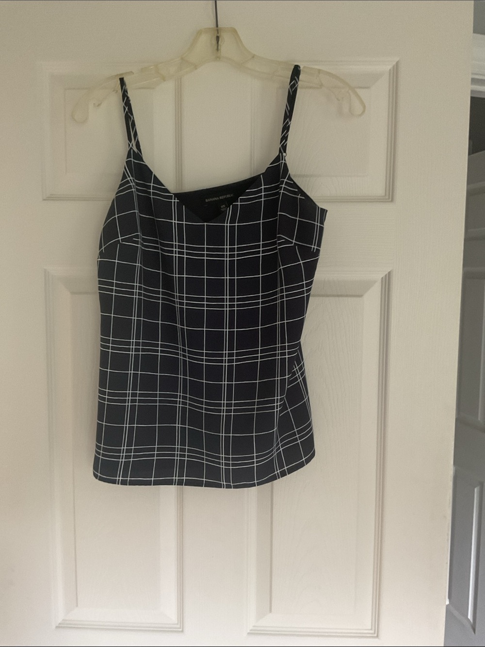 Banana Republic Nany and White Windowpane Cami